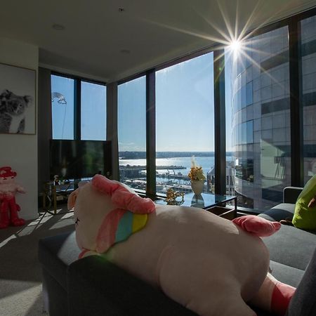 天空城景 海景 私人大阳台公寓 Auckland Exterior photo