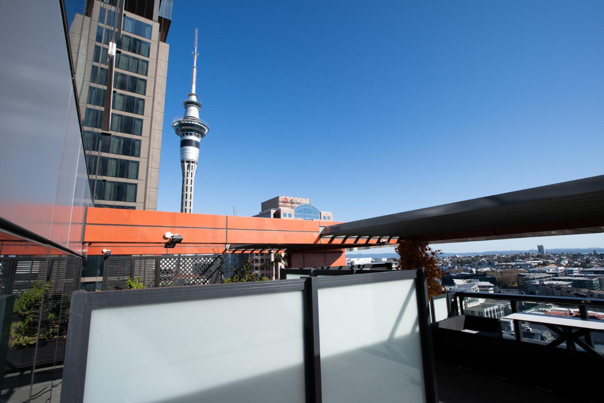 天空城景 海景 私人大阳台公寓 Auckland Exterior photo